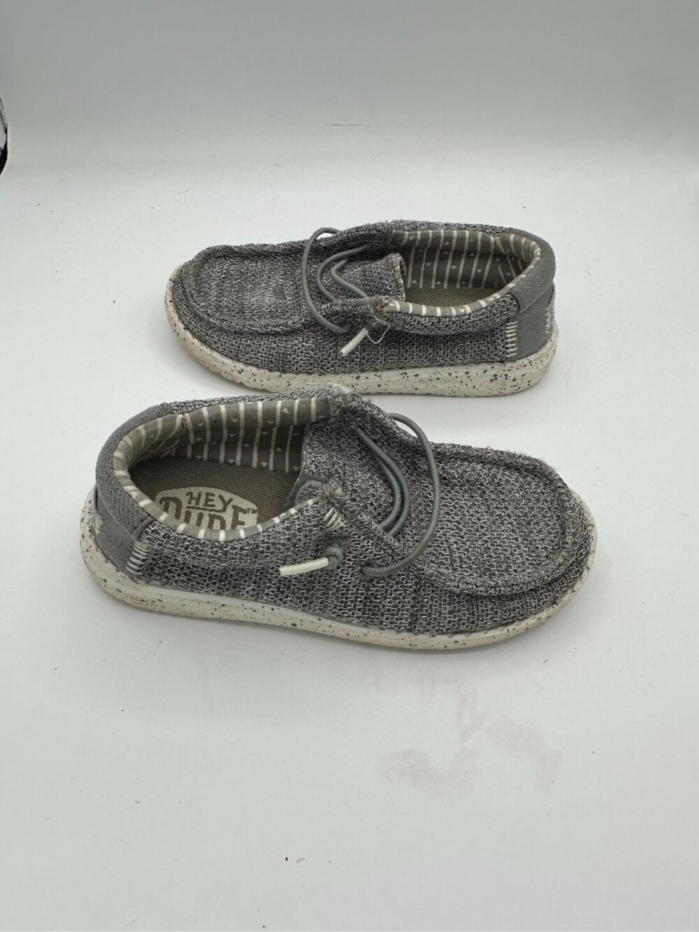 HEYDUDE Wally Stretch Sox Grey Kids C11